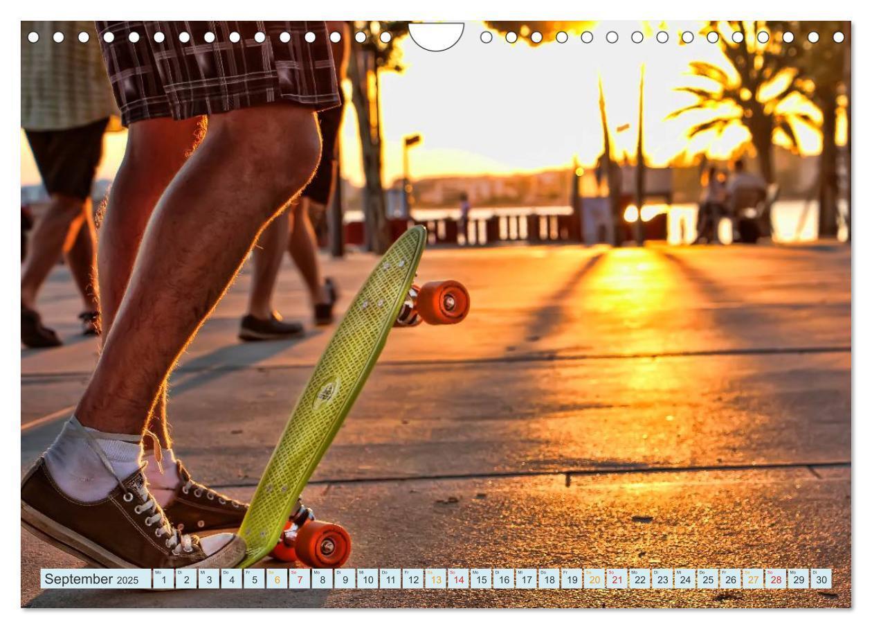 Bild: 9783435580101 | Skateboarding - nichts für Weicheier (Wandkalender 2025 DIN A4...