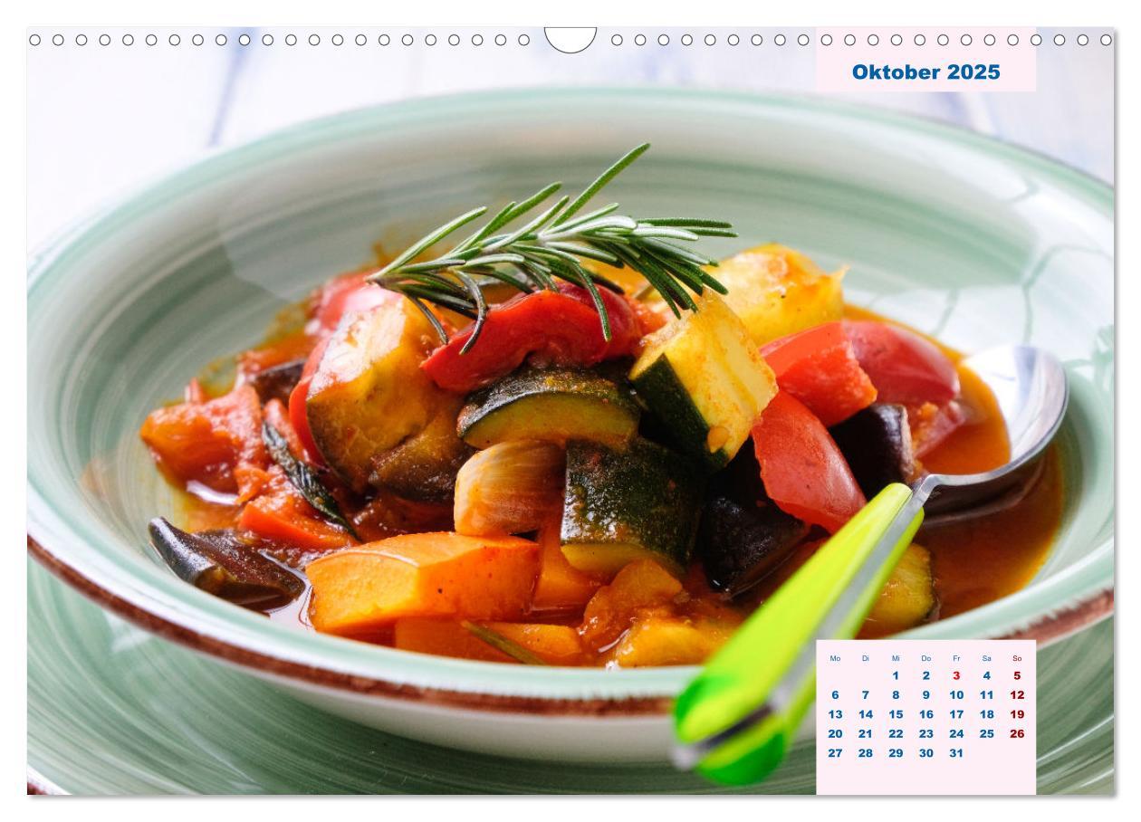 Bild: 9783383901621 | Küchenkalender Vegetarisch für Genießer 2025 (Wandkalender 2025 DIN...