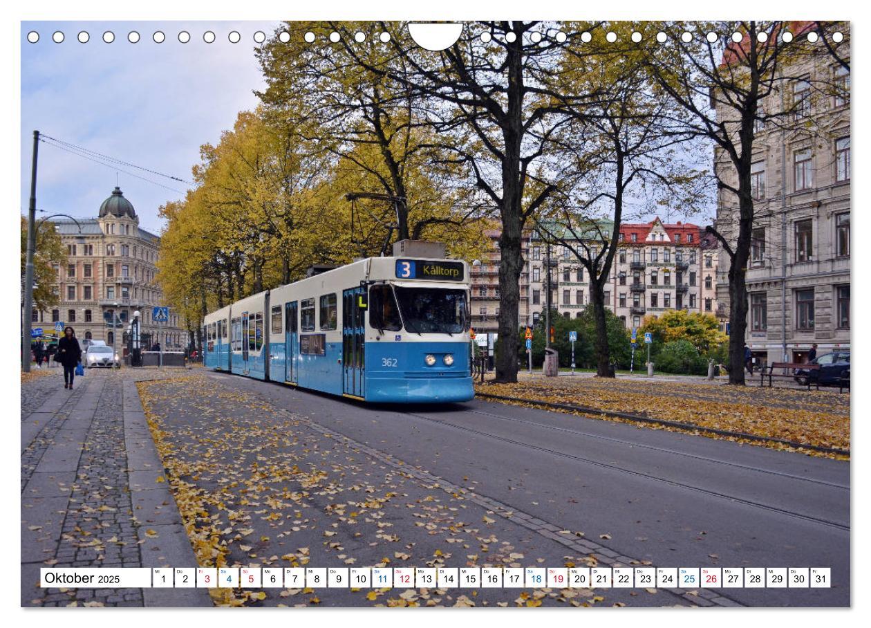 Bild: 9783435332519 | Die Göteborger Straßenbahn (Wandkalender 2025 DIN A4 quer),...