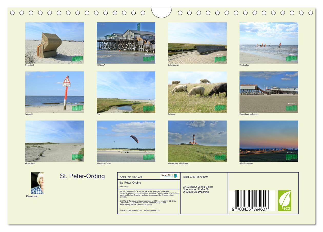 Bild: 9783435794607 | St. Peter-Ording (Wandkalender 2025 DIN A4 quer), CALVENDO...