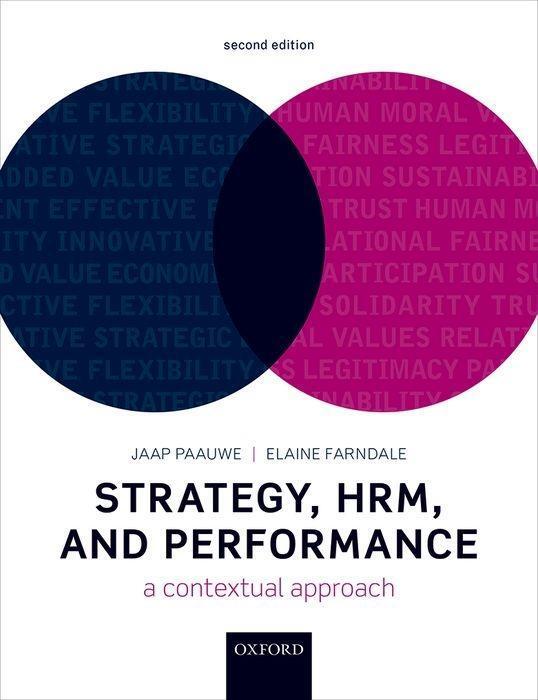 Cover: 9780198808602 | Strategy, HRM, and Performance | A Contextual Approach | Taschenbuch
