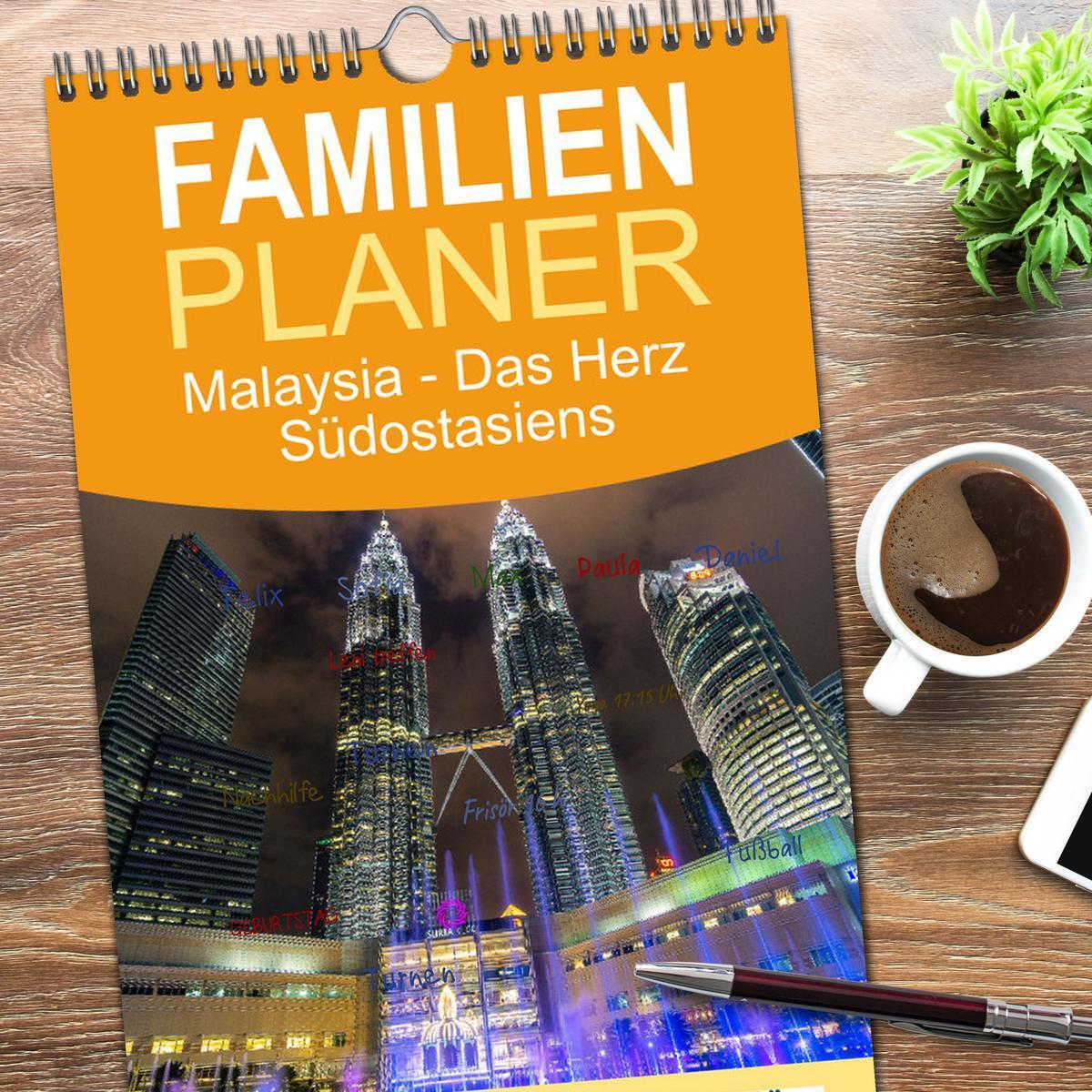 Bild: 9783457099056 | Familienplaner 2025 - Malaysia - Das Herz Südostasiens mit 5...