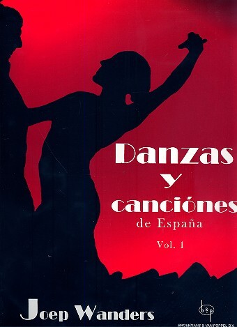 Cover: 9990051956719 | Danzas y canciones de Espana vol.1 for guitar | Joep Wanders