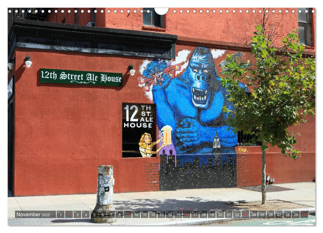 Bild: 9783435166374 | Straßenkunst in New York - Graffiti und Murals (Wandkalender 2025...