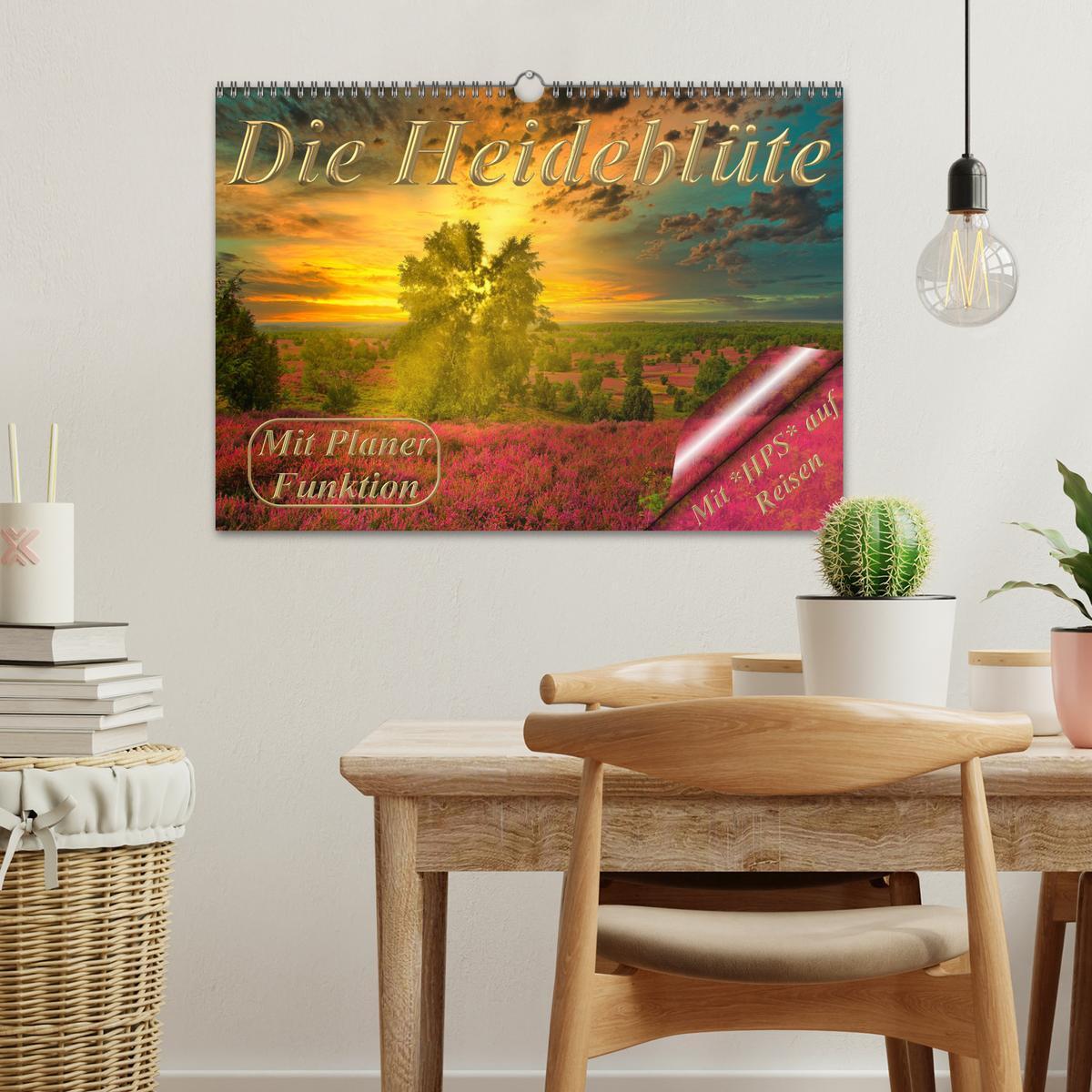 Bild: 9783435091645 | Die Heideblüte (Wandkalender 2025 DIN A3 quer), CALVENDO...