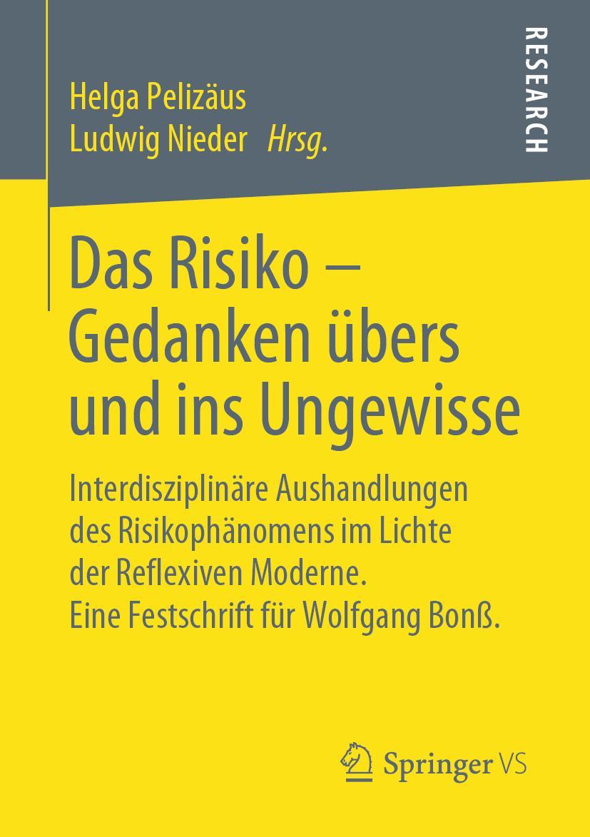 Cover: 9783658273408 | Das Risiko - Gedanken übers und ins Ungewisse | Ludwig Nieder (u. a.)