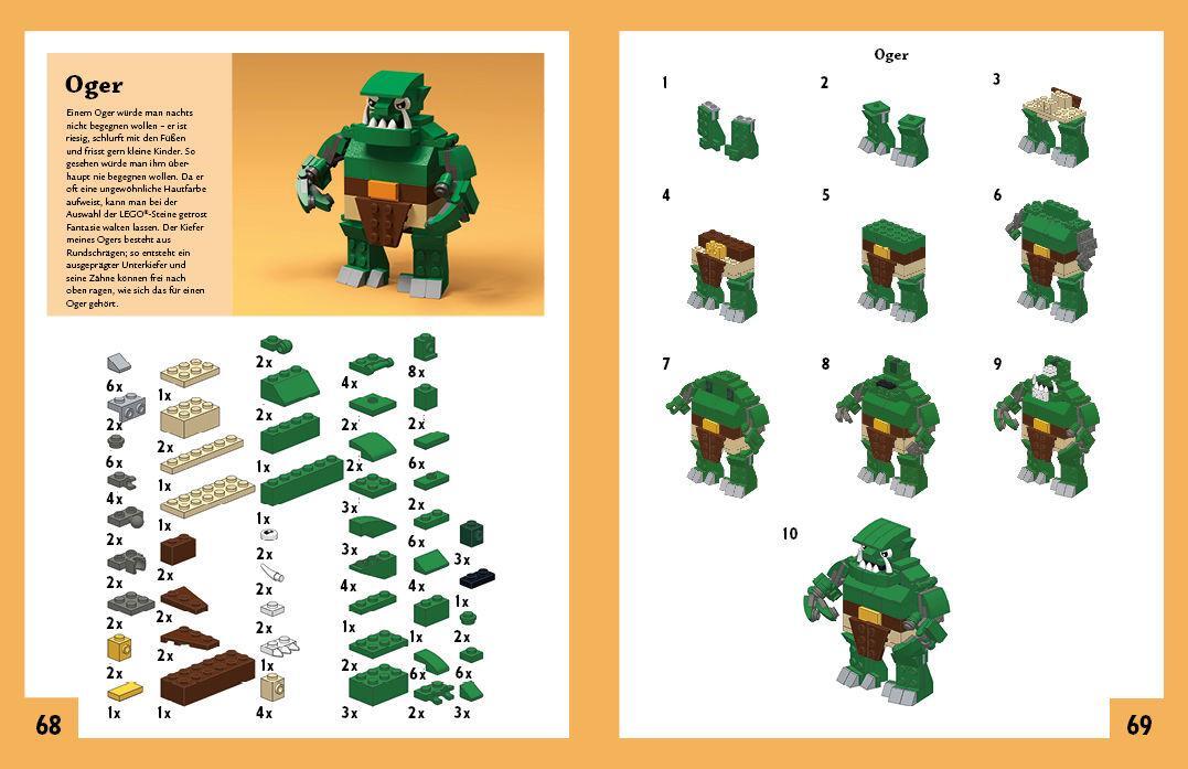 Bild: 9783809438472 | Fantastische Wesen | 40 Ideen mit LEGO®-Steinen | Kevin Hall | Buch