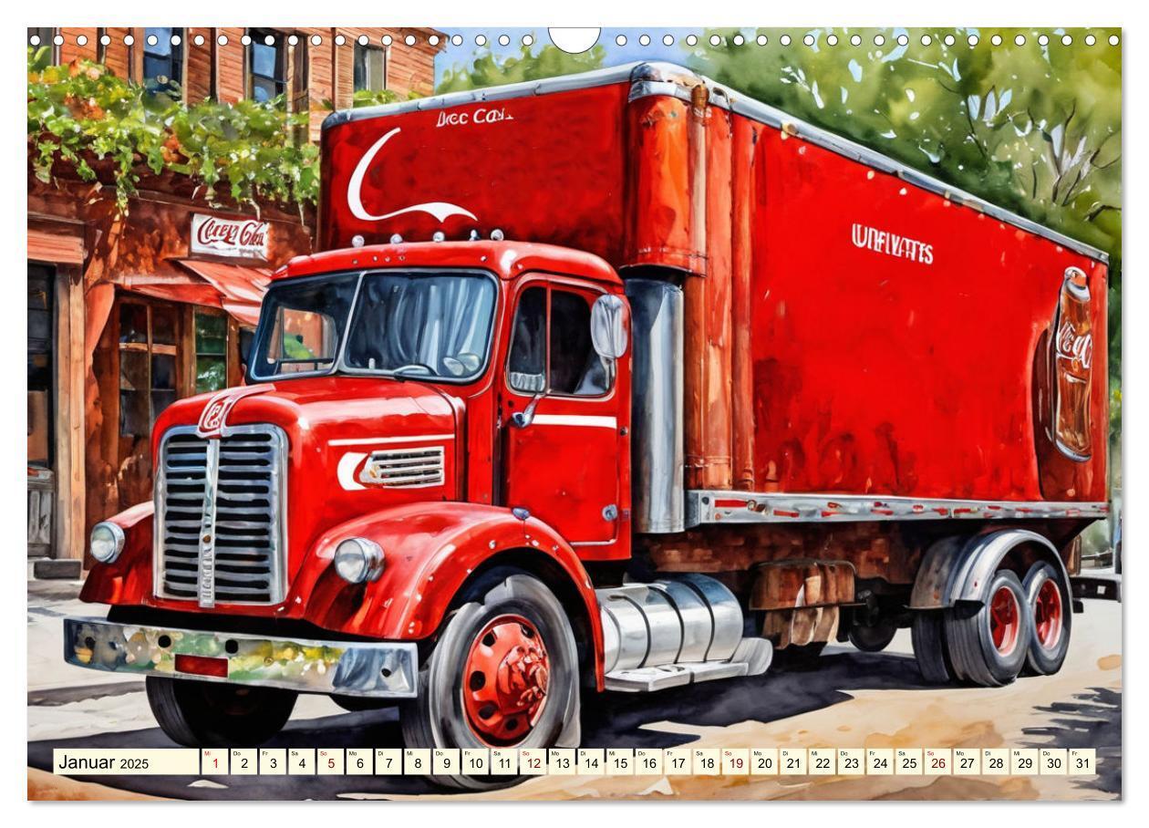 Bild: 9783457151211 | Nostalgische Trucks (Wandkalender 2025 DIN A3 quer), CALVENDO...