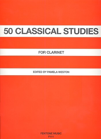 Cover: 9789043136686 | 50 Classical Studies | for Clarinet | Fentone Music