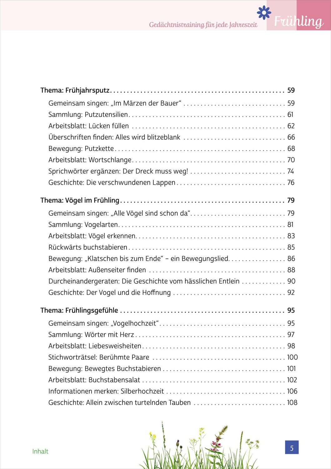 Bild: 9783944360362 | Gedächtnistraining für jede Jahreszeit - Frühling | Natali Mallek