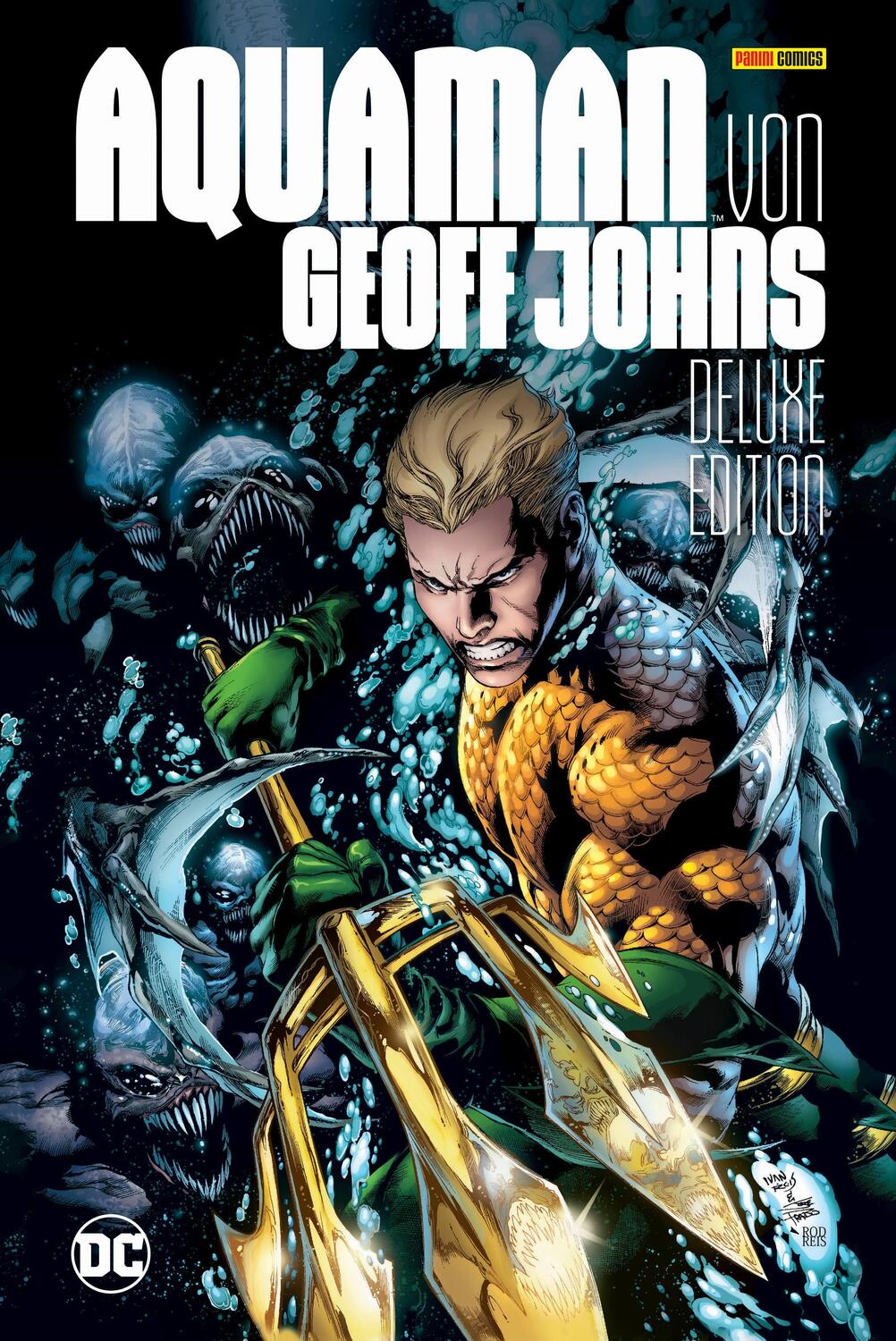 Cover: 9783741636332 | Aquaman von Geoff Johns (Deluxe Edition) | Geoff Johns (u. a.) | Buch