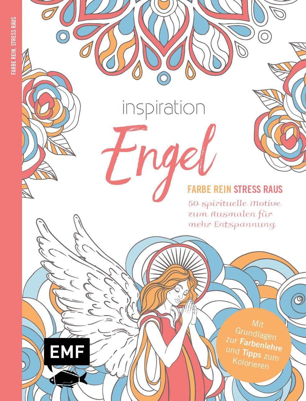 Cover: 9783745913026 | Inspiration Engel -&#xa0;50 spirituelle Motive zum Ausmalen für...