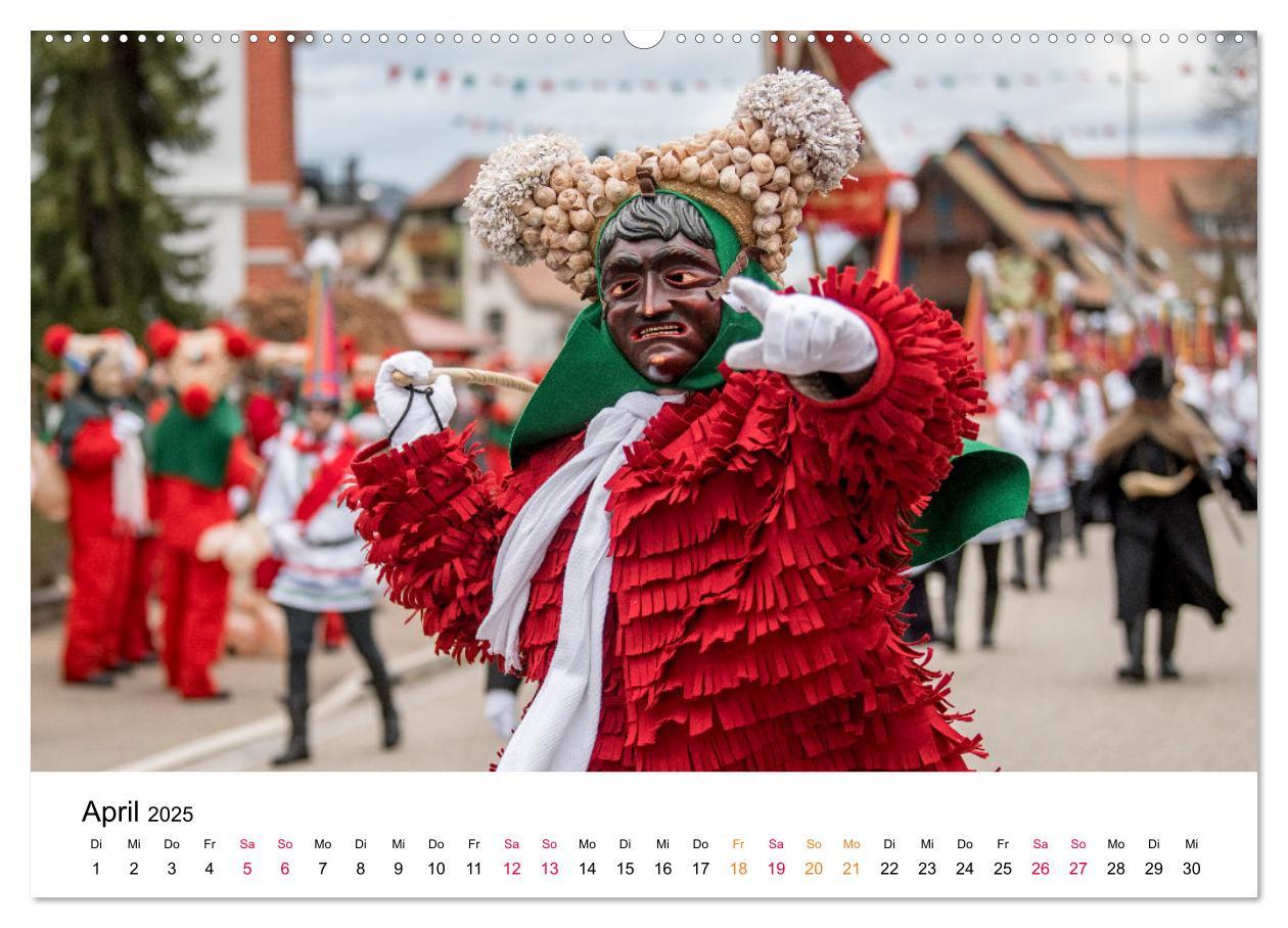 Bild: 9783435105410 | Die Elzacher Fastnacht (Wandkalender 2025 DIN A2 quer), CALVENDO...