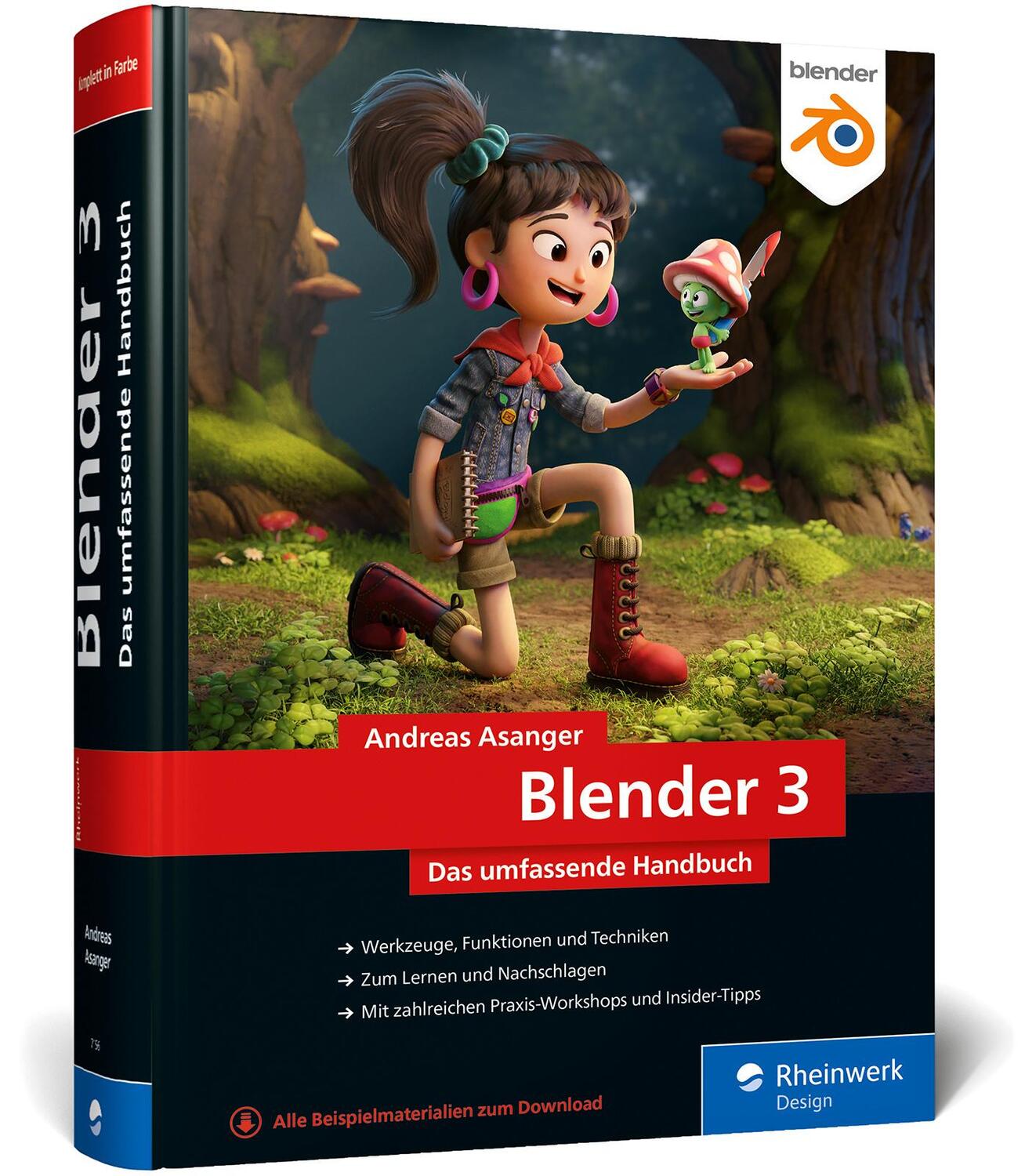 Cover: 9783836271561 | Blender 3 | Andreas Asanger | Buch | Rheinwerk Design | Deutsch | 2022