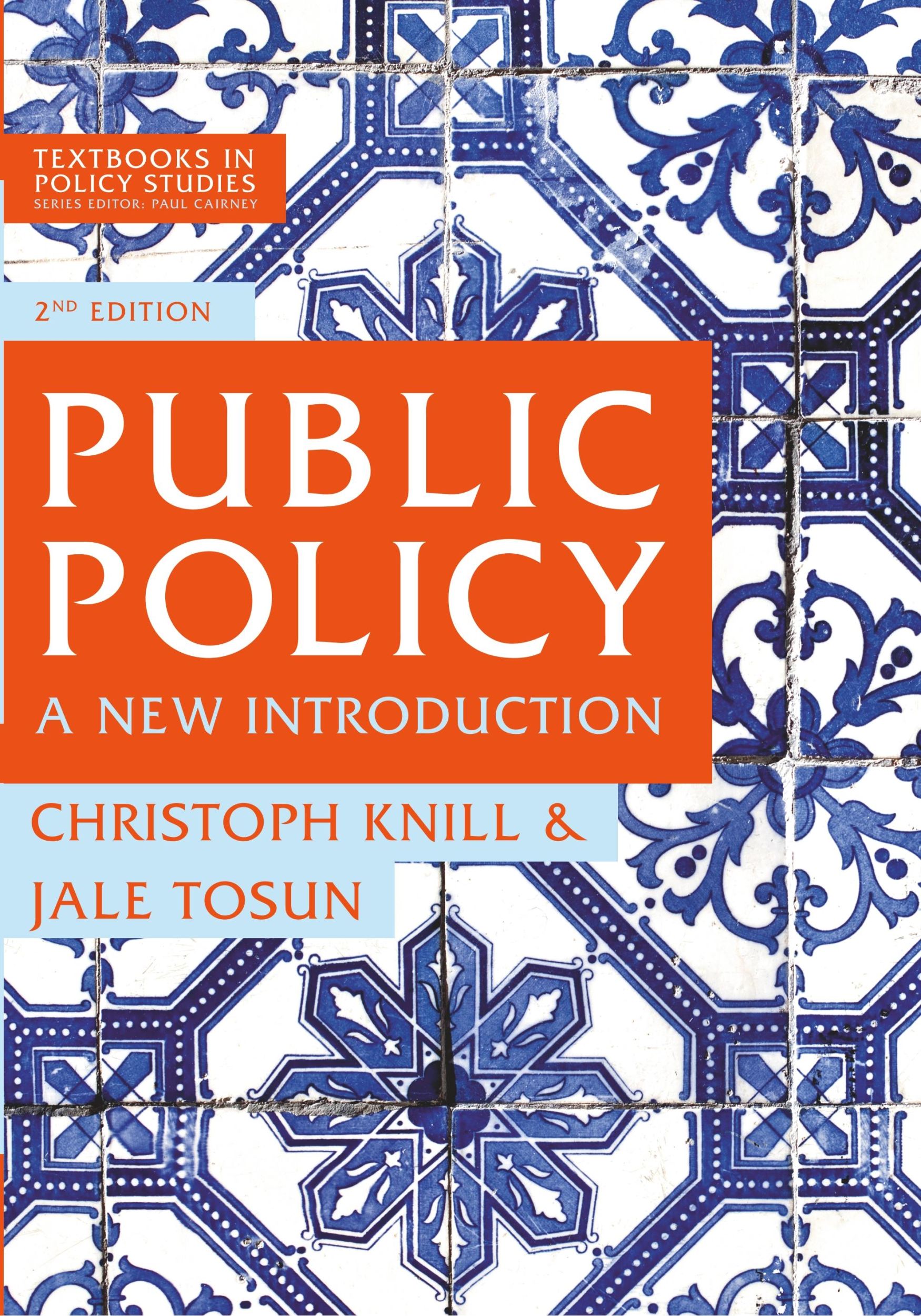 Cover: 9781137573292 | Public Policy | A New Introduction, Textbooks in Policy Studies | Buch