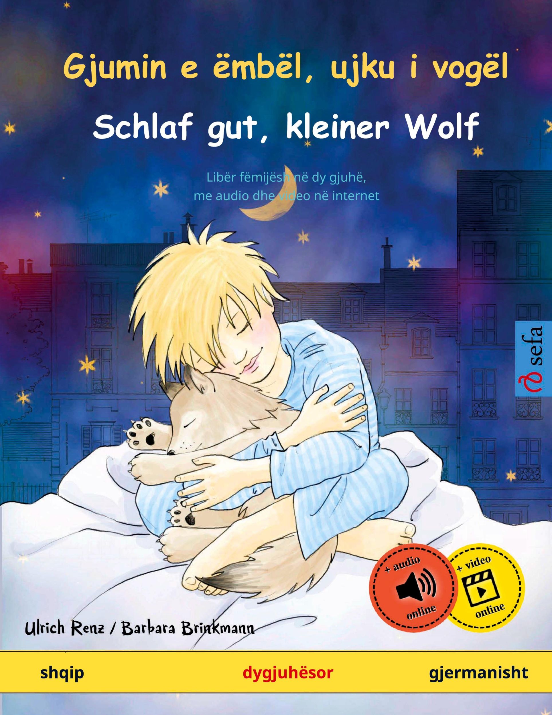 Cover: 9783739911359 | Gjumin e ëmbël, ujku i vogël - Schlaf gut, kleiner Wolf (shqip -...