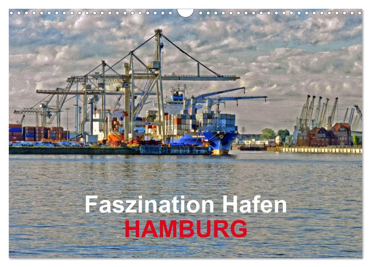 Cover: 9783435690220 | Faszination Hafen - Hamburg (Wandkalender 2025 DIN A3 quer),...