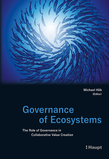 Cover: 9783258082318 | Governance of Ecosystems | Michael Hilb | Taschenbuch | Englisch