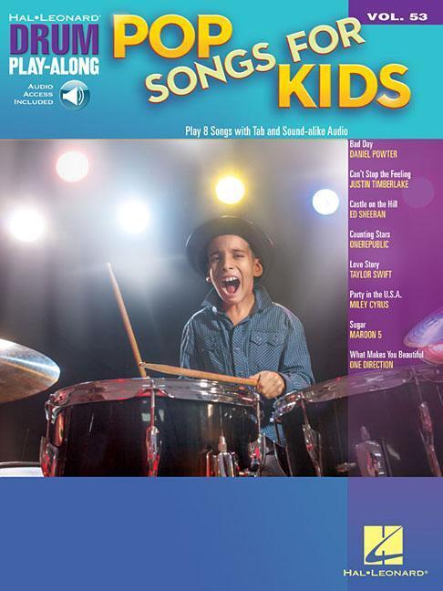 Cover: 9781540059161 | Pop Songs for Kids | Drum Play-Along Volume 53 | Broschüre | Deutsch
