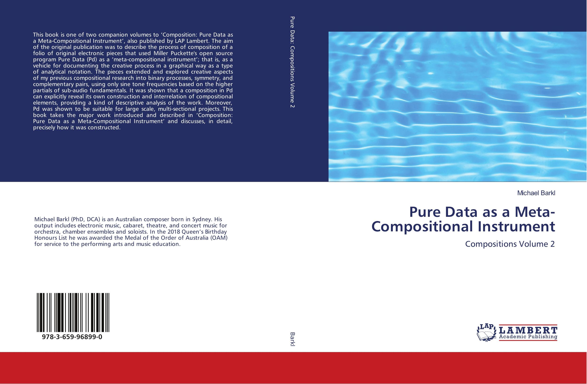 Cover: 9783659968990 | Pure Data as a Meta-Compositional Instrument | Compositions Volume 2