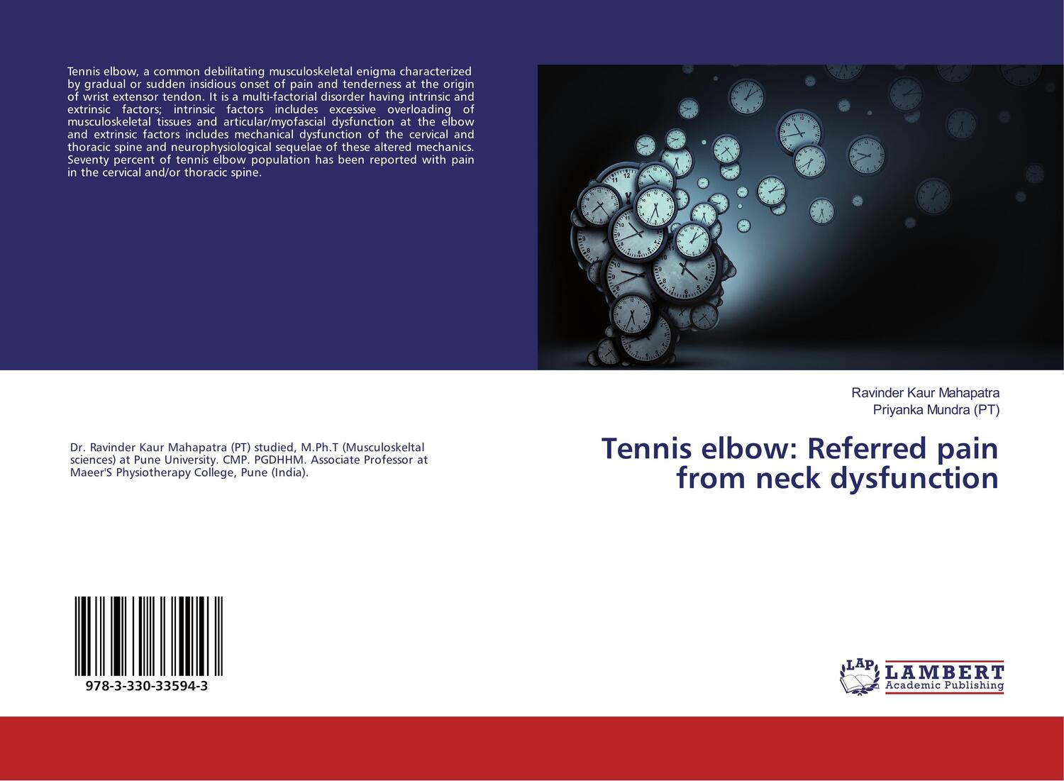 Cover: 9783330335943 | Tennis elbow: Referred pain from neck dysfunction | Mahapatra (u. a.)