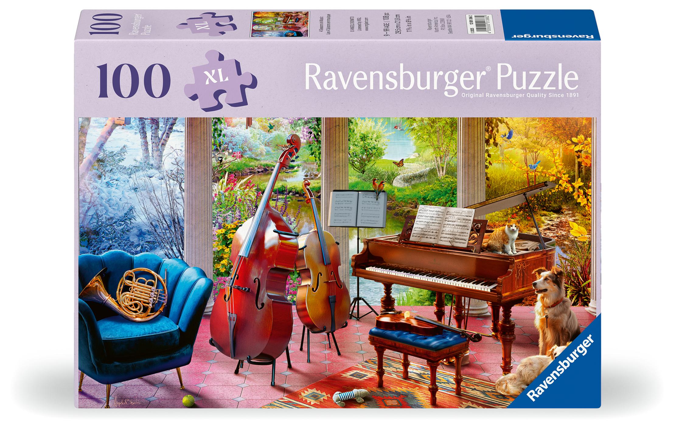 Cover: 4005555013662 | Ravensburger Puzzle 12001366 - Musikalische Jahreszeiten - 100...