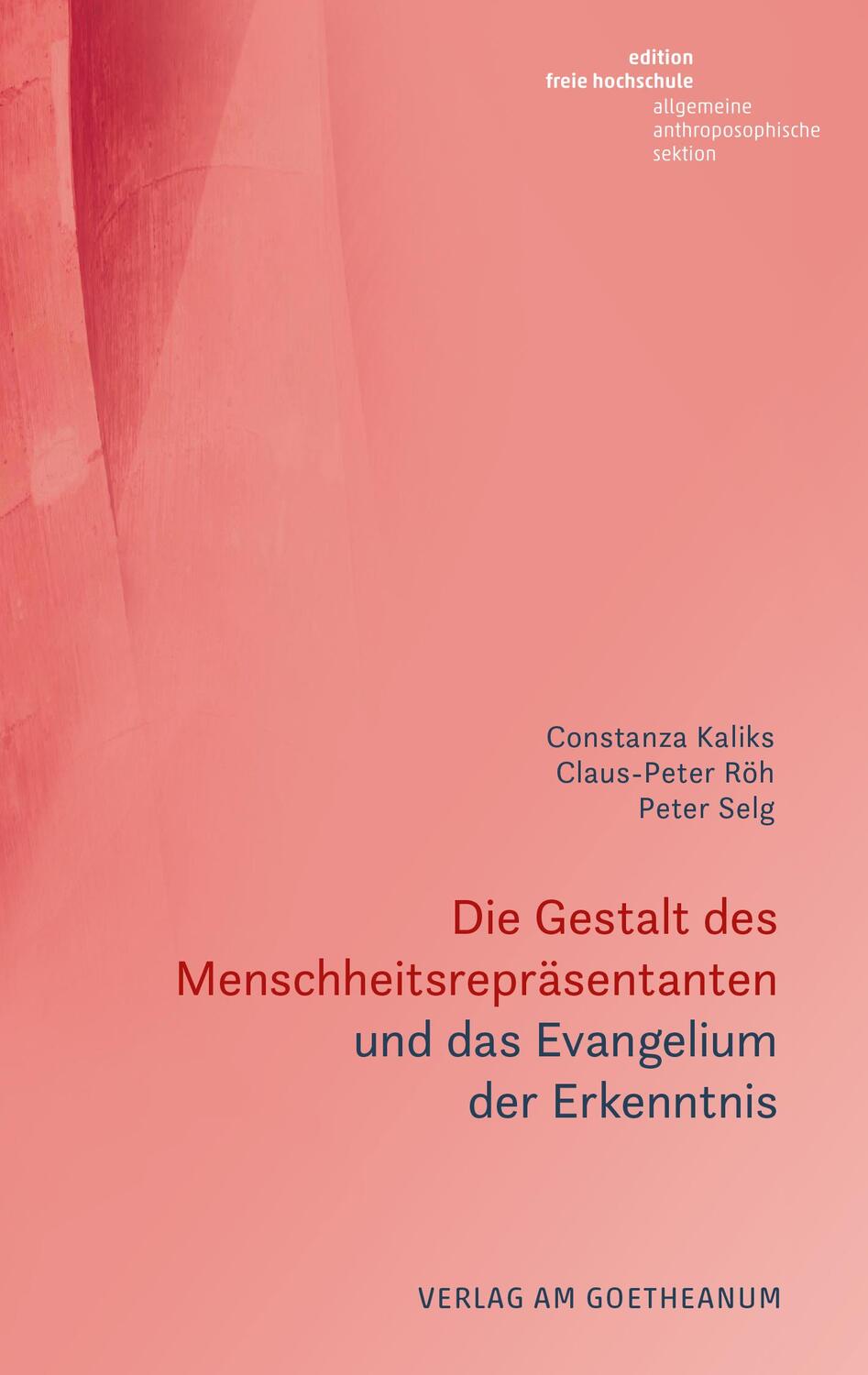 Cover: 9783723516591 | Die Gestalt des Menschheitsrepräsentanten und das Evangelium der...