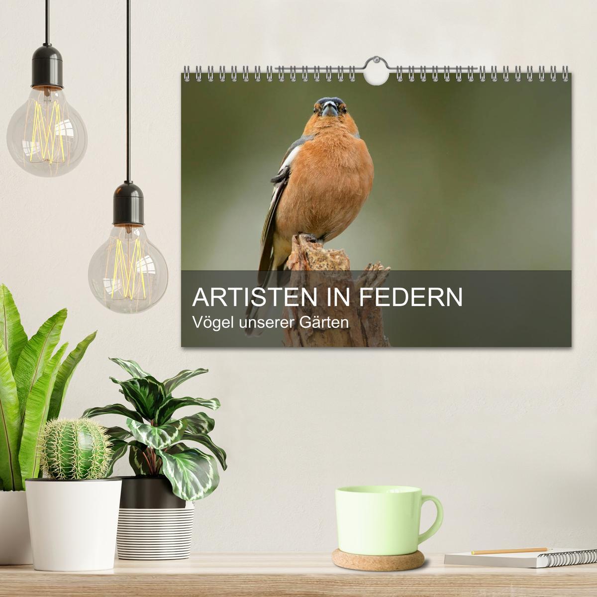 Bild: 9783435705306 | Artisten in Federn - Vögel unserer Gärten (Wandkalender 2025 DIN A4...