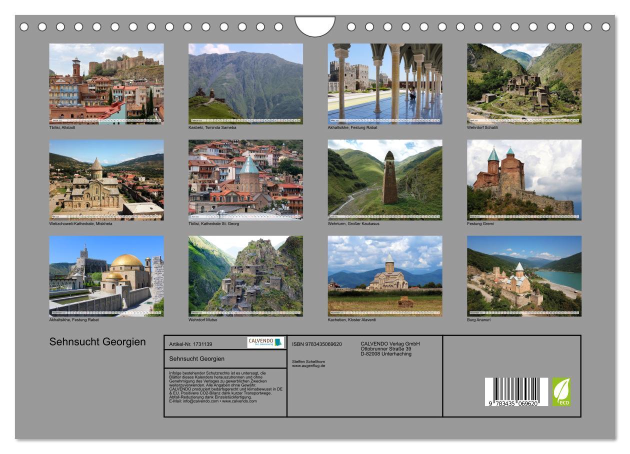 Bild: 9783435069620 | Sehnsucht Georgien (Wandkalender 2025 DIN A4 quer), CALVENDO...