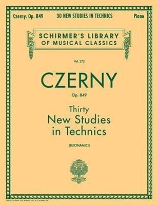 Cover: 9780793552931 | Thirty New Studies in Technics, Op. 849: Schirmer Library of...