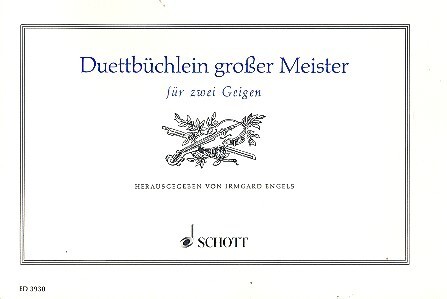 Cover: 9790001047401 | Duettbuchlein Grosser Meister 2V | Buch | Schott Music