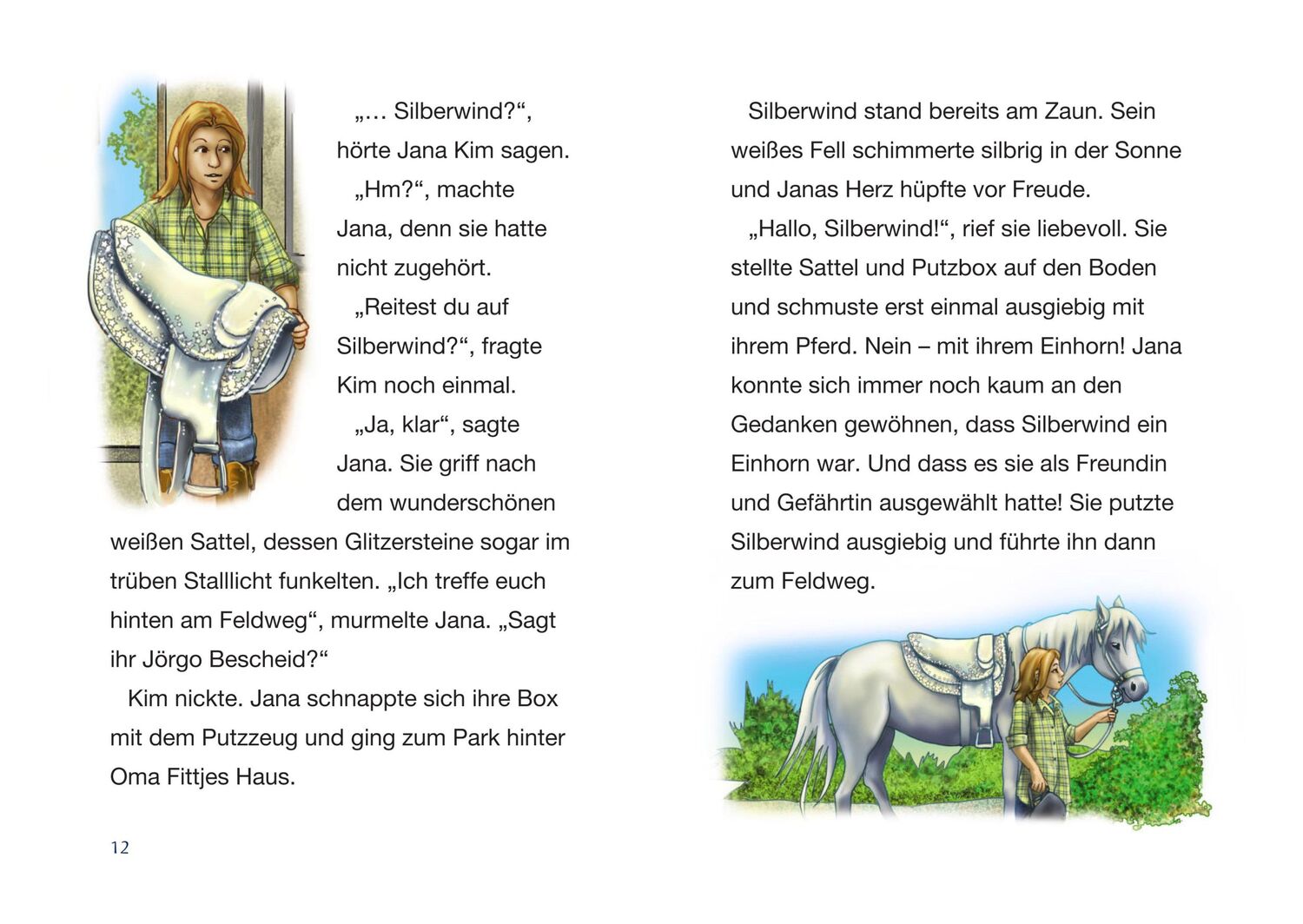 Bild: 9783785582893 | Silberwind, das weiße Einhorn - Der magische Feuerberg | Band 2 | Buch