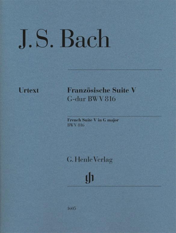 Cover: 9790201816050 | Bach, Johann Sebastian - Französische Suite V G-dur BWV 816 | Buch