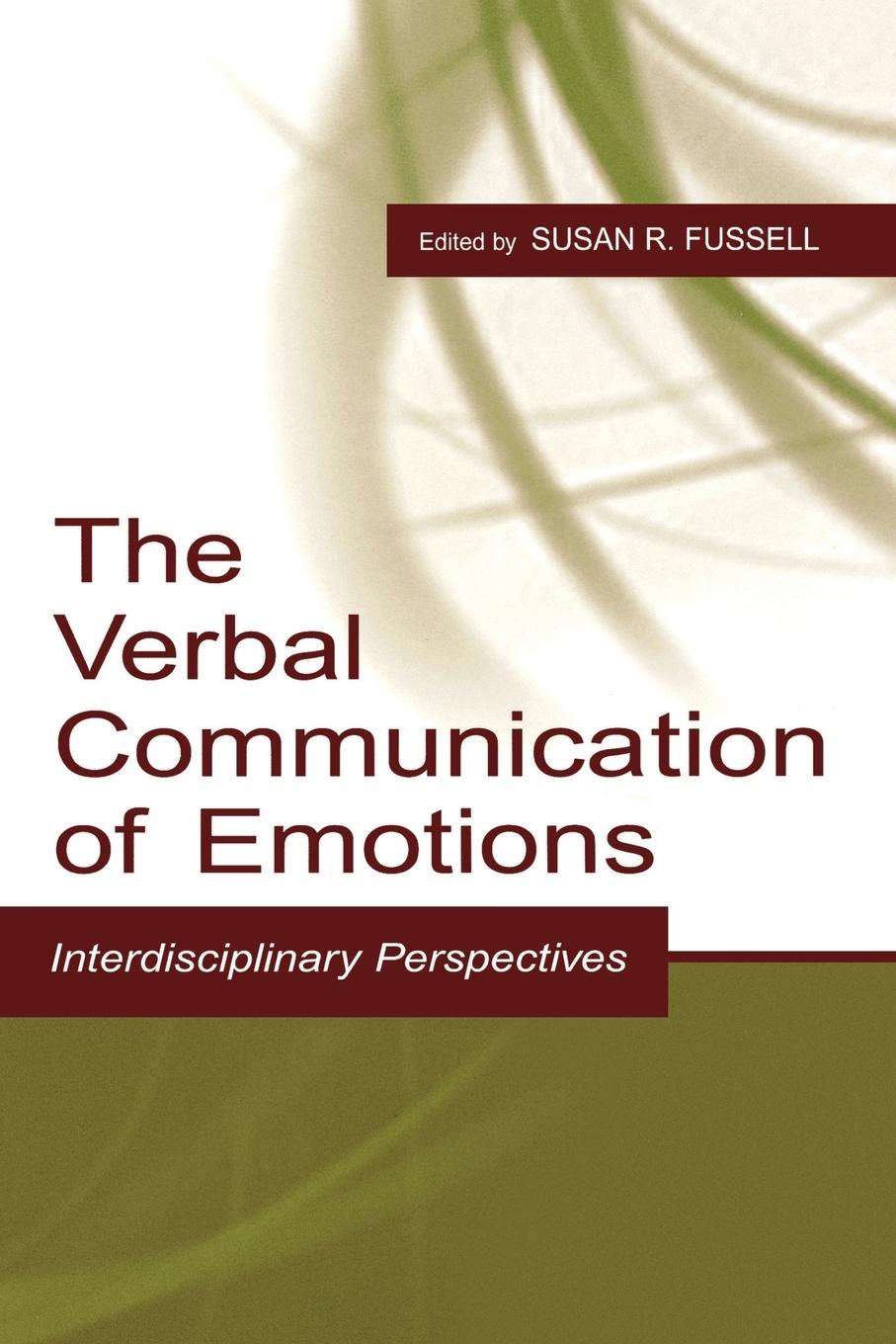 Cover: 9780805836905 | The Verbal Communication of Emotions | Interdisciplinary Perspectives