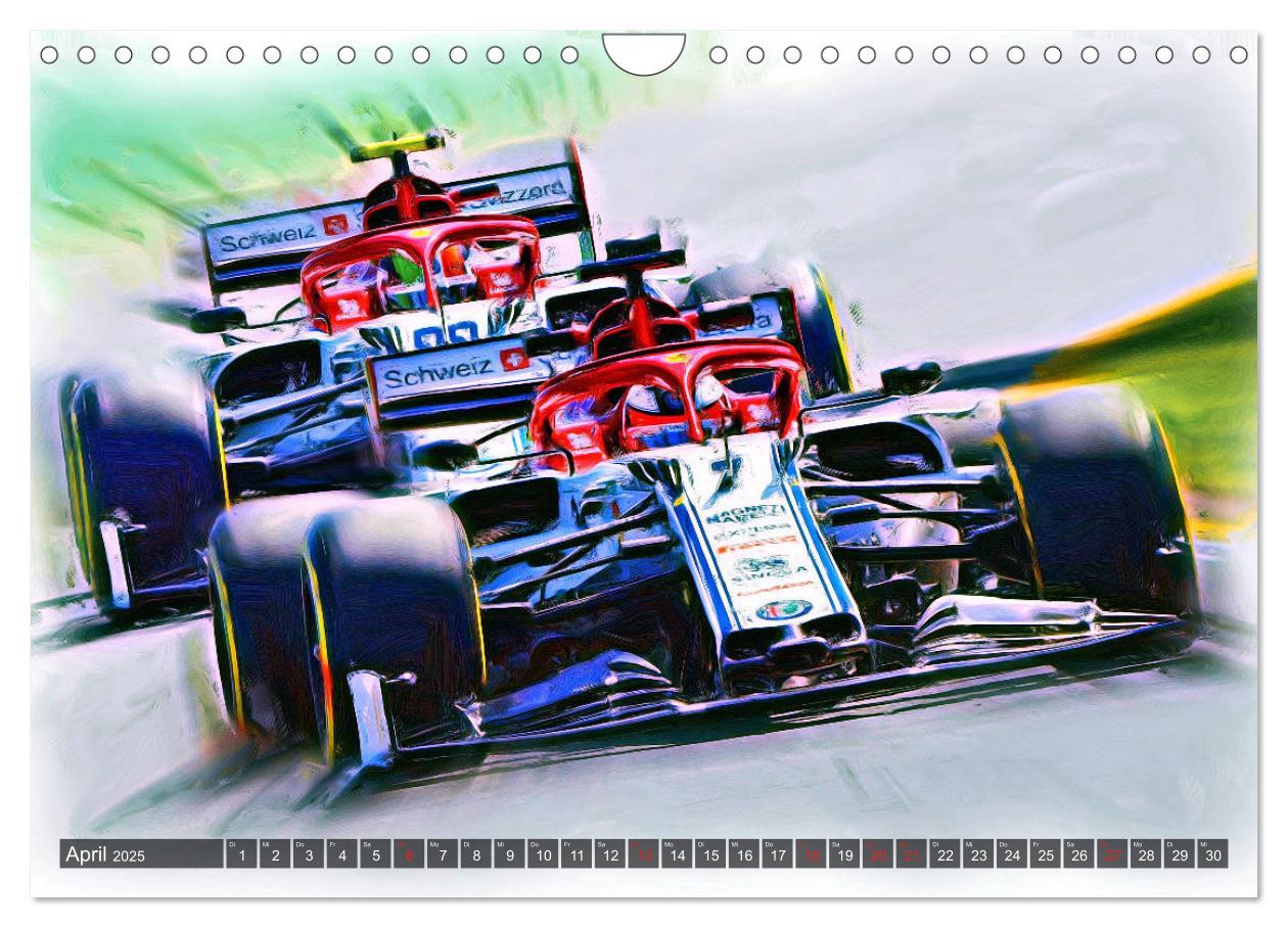 Bild: 9783435247912 | Faszinierende Formel 1 (Wandkalender 2025 DIN A4 quer), CALVENDO...