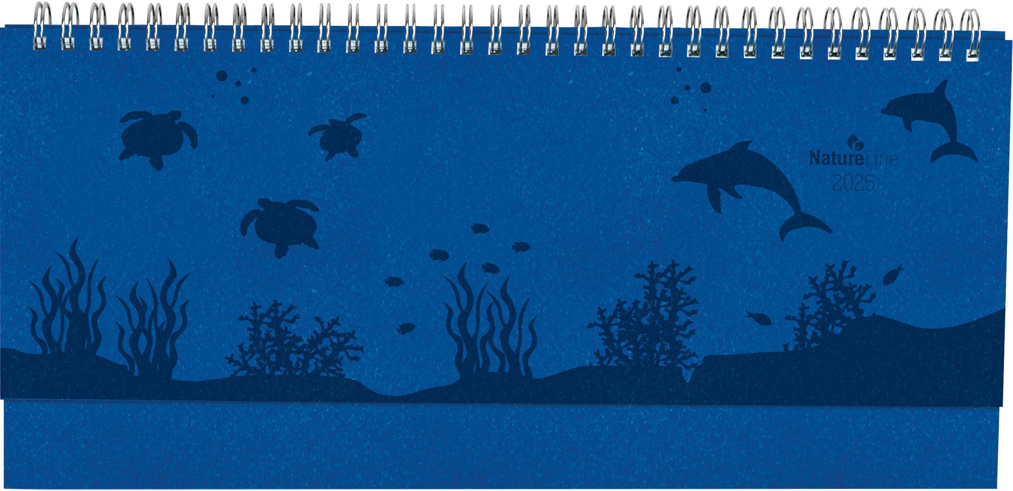 Cover: 4251732343910 | Tisch-Querkalender Nature Line Ocean 2025 - Tisch-Kalender -...