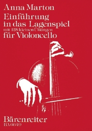 Cover: 9790006481491 | Einführung in das Lagenspiel, für Violoncello | 125 kleine Übungen