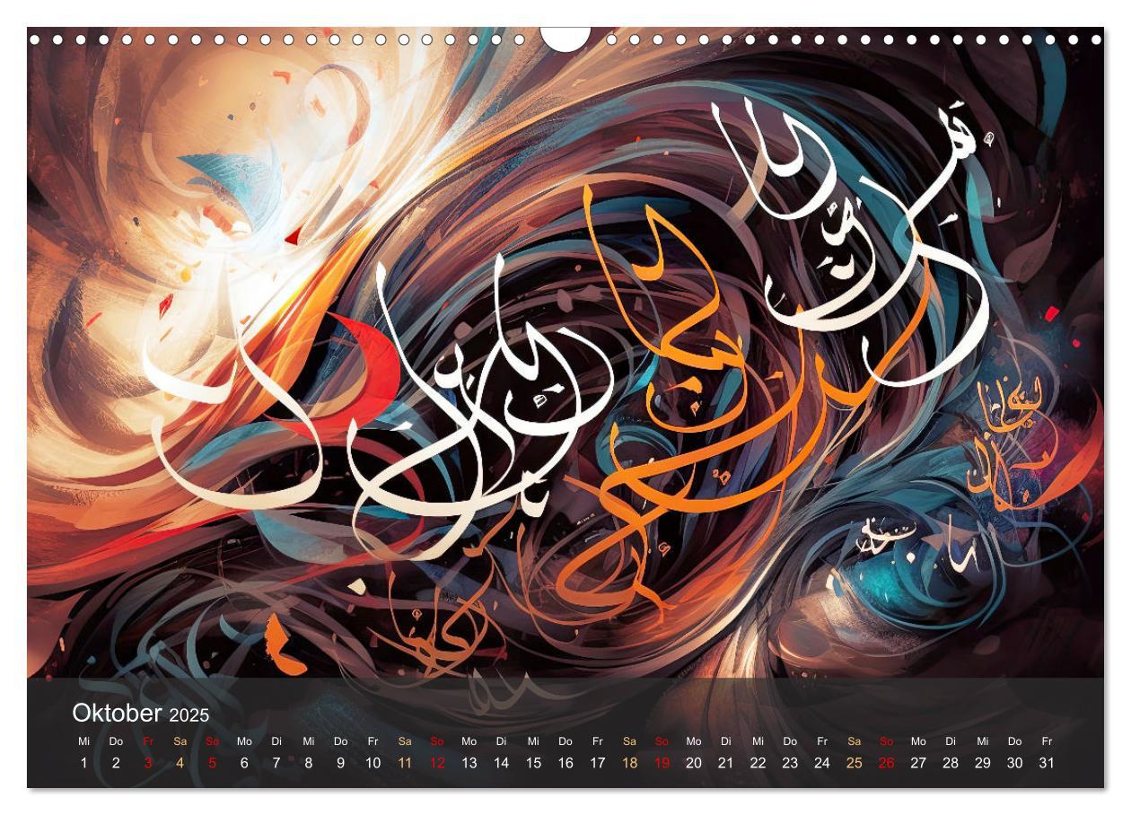 Bild: 9783435368358 | Arabische Kalligraphie in Kunstform (Wandkalender 2025 DIN A3...