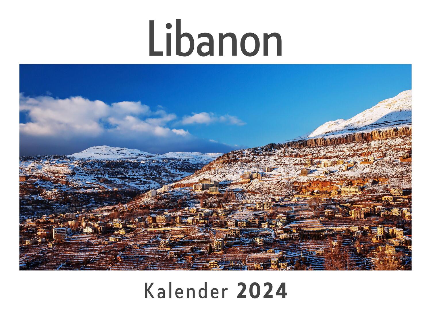 Cover: 9783750544246 | Libanon (Wandkalender 2024, Kalender DIN A4 quer, Monatskalender im...
