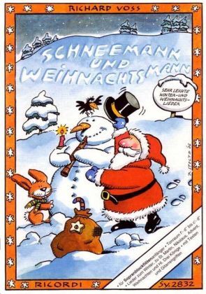 Cover: 9783938809310 | Schneemann und Weihnachtsmann, für Sopranblockflöte | Richard Voss