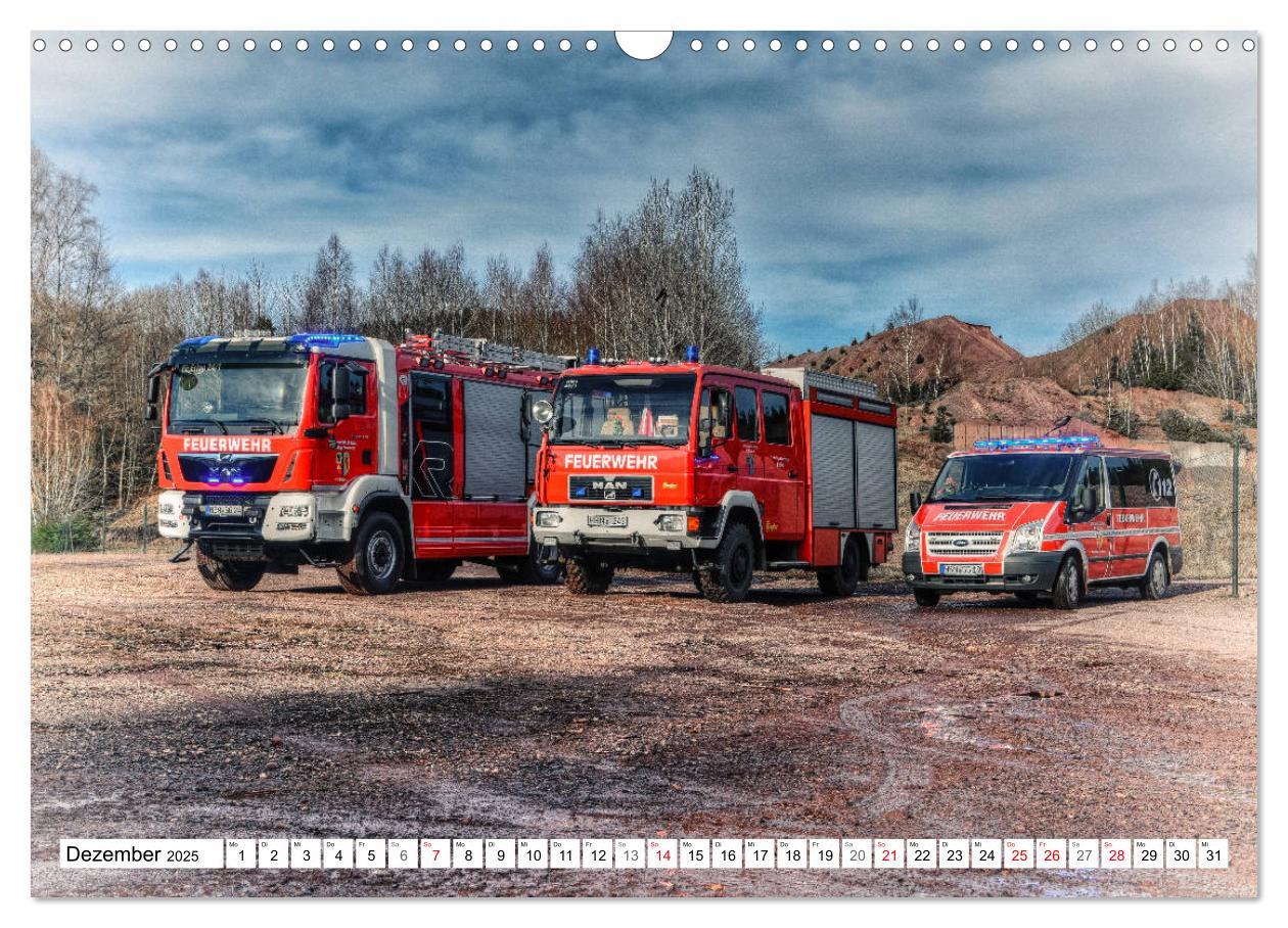 Bild: 9783435337804 | Feuerwehrfahrzeuge (Wandkalender 2025 DIN A3 quer), CALVENDO...