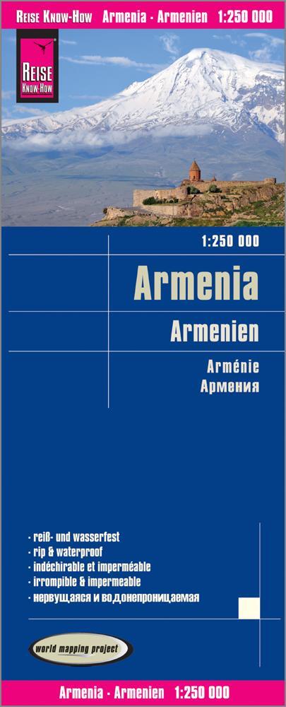 Cover: 9783831772735 | Reise Know-How Landkarte Armenien / Armenia (1:250.000) | Rump | 2019