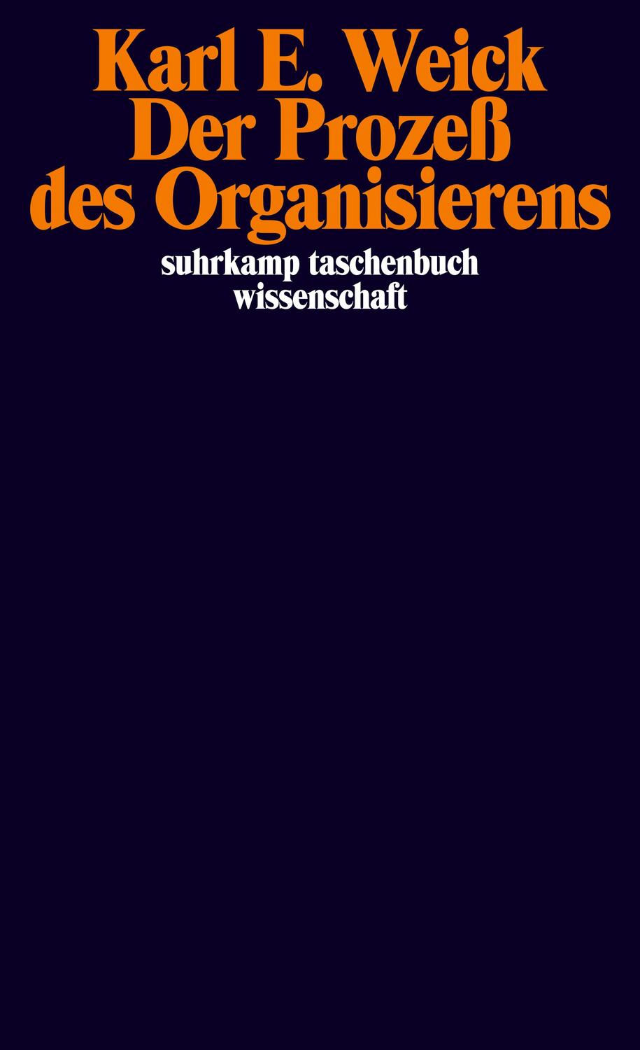 Cover: 9783518287941 | Der Prozeß des Organisierens | Karl E. Weick | Taschenbuch | 412 S.