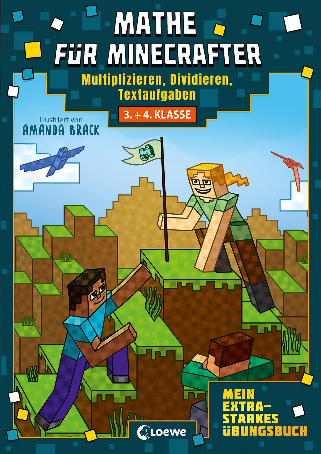 Cover: 9783743215580 | Mathe für Minecrafter - Mein extrastarkes Übungsbuch | Rätseln | Buch