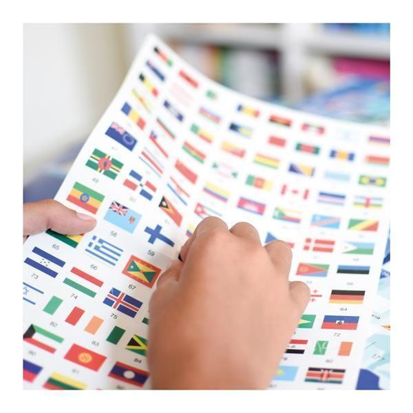 Bild: 3760262412238 | POPPIK - Lernposter &amp; Sticker Flaggen der Welt | Poppik | Spiel | 2023