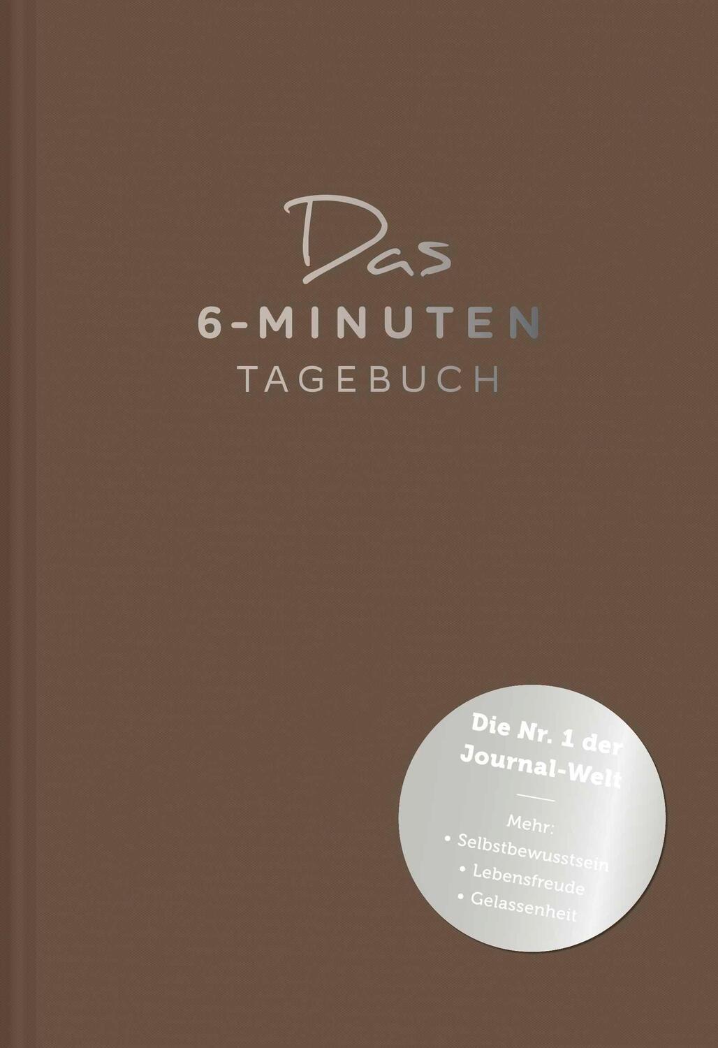 Cover: 9783499633874 | Das 6-Minuten-Tagebuch (pfefferbraun) | Dominik Spenst | Buch | 288 S.