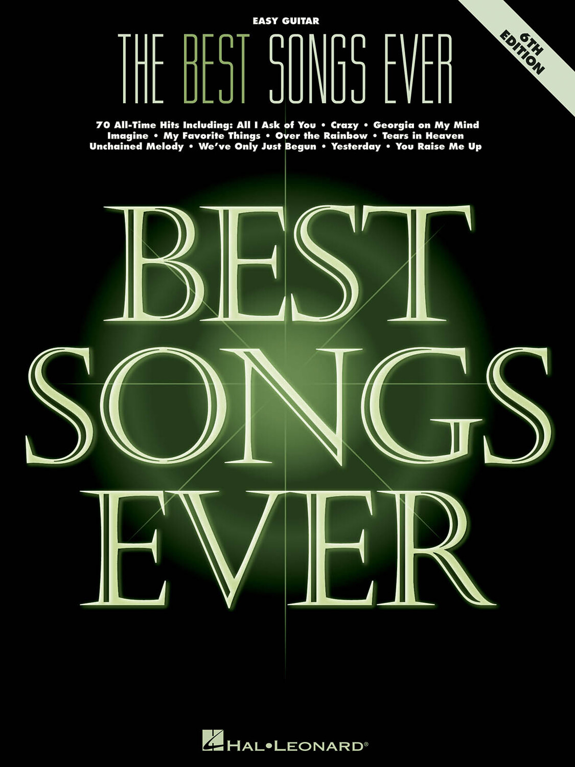 Cover: 888680897932 | The Best Songs Ever - 6th Edition | Easy Guitar | Easy Guitar | Buch
