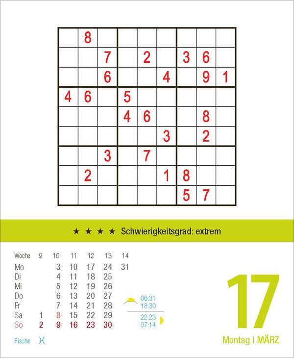 Bild: 9783731879510 | Profi Sudoku 2025 | Verlag Korsch | Kalender | 328 S. | Deutsch | 2025