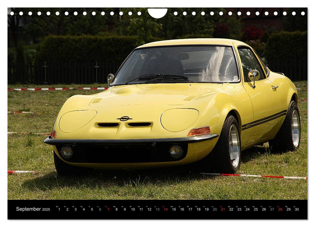 Bild: 9783435726707 | Opel GT Der Kalender (Wandkalender 2025 DIN A4 quer), CALVENDO...