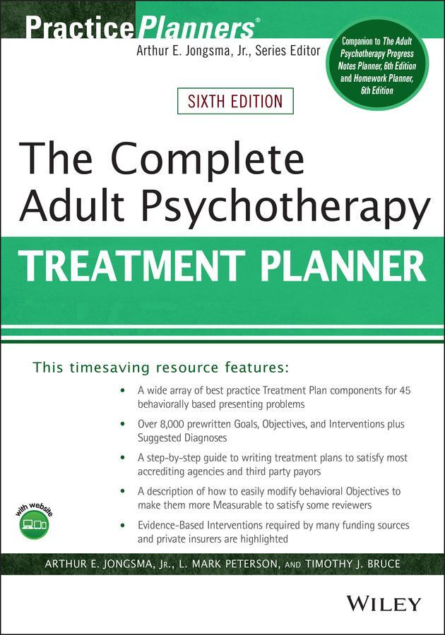 Cover: 9781119629931 | The Complete Adult Psychotherapy Treatment Planner | Jongsma (u. a.)